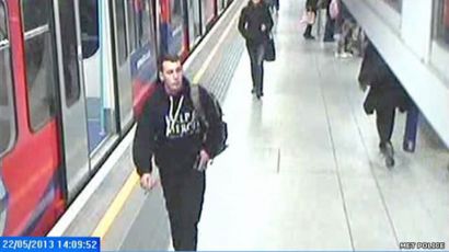 Lee Rigby at station