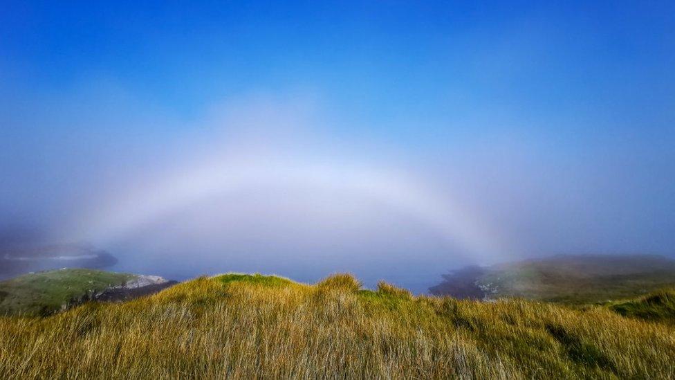 Rare White Rainbows Photographed In Scotland Bbc Weather