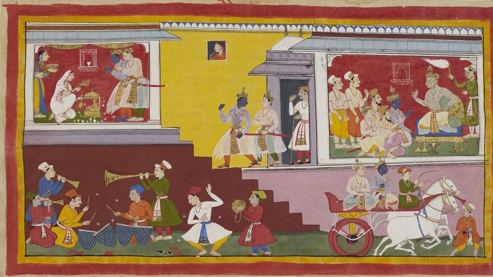 In Pictures Stunning Ramayana Manuscript Goes Digital Bbc News