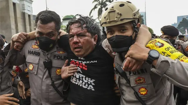 Demo Mahasiswa BEM Seluruh Indonesia Tolak Penundaan Pemilu Diwarnai