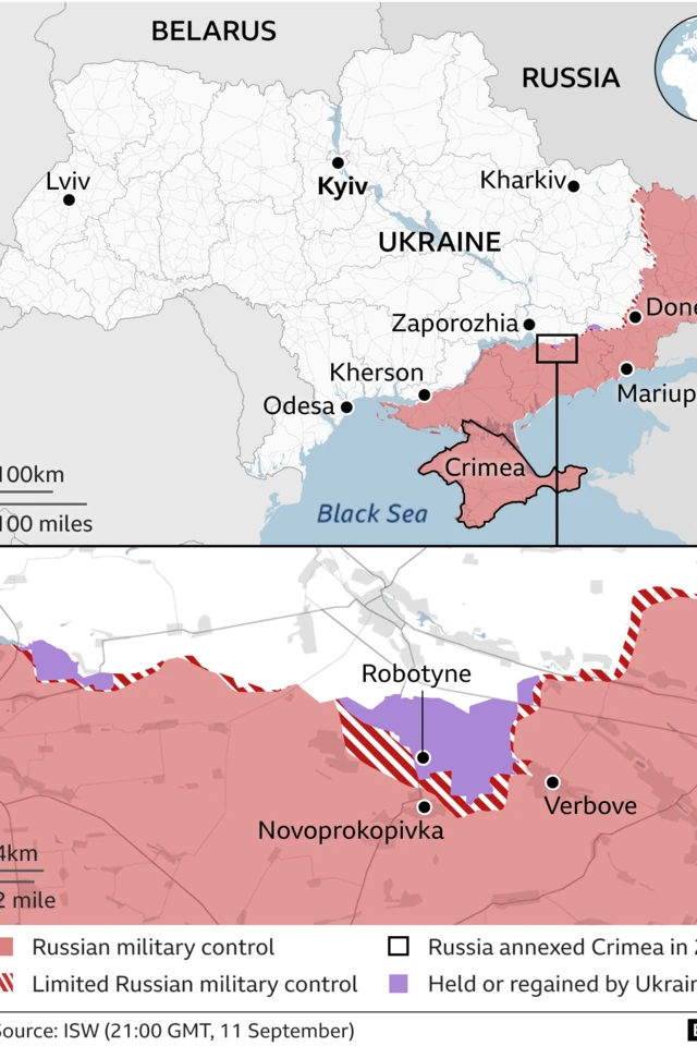 Vita Nchini Ukraine Je Ukraine Imevunja Ngome Za Ulinzi Mkali Za