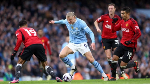 Man City Vs Man Utd Highlights Phil Foden And Erling Haaland Score As