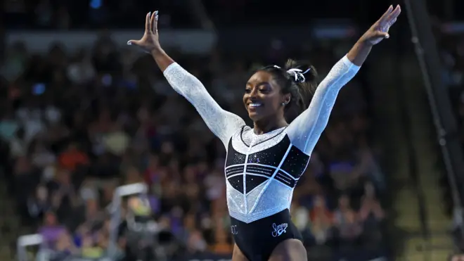 Simone Biles La Gimnasta Estadounidense Es La Primera Mujer En