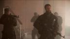 Gerard Butler and cast in Coriolanus