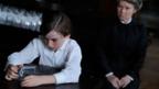 Isaac Hempstead Wright and Imelda Staunton in The Awakening