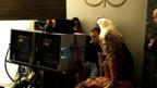 Ddirector Saul Dibb and Keira Knightley on the set of The Duchess