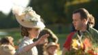 Ddirector Saul Dibb and Keira Knightley on the set of The Duchess