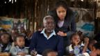 Oliver Litondo and Naomie Harris in The First Grader