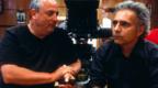 Director Roger Michell and Writer Hanif Kureshi on the set of The Mother
