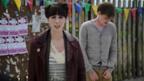 Kate O'Flynn and Iain de Caestecker in Up There