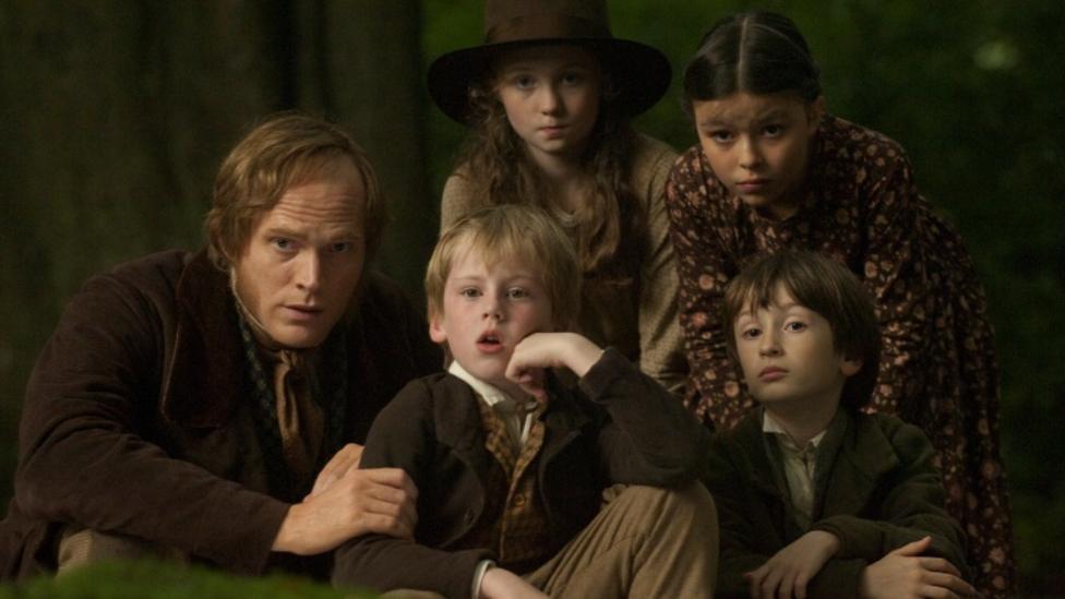 Paul Bettany, Gene Goodman and Freya Parks in Creation