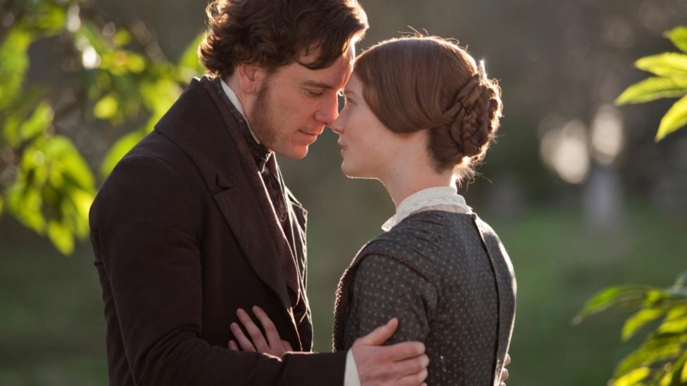 Michael Fassbender and Mia Wasikowska in Jane Eyre