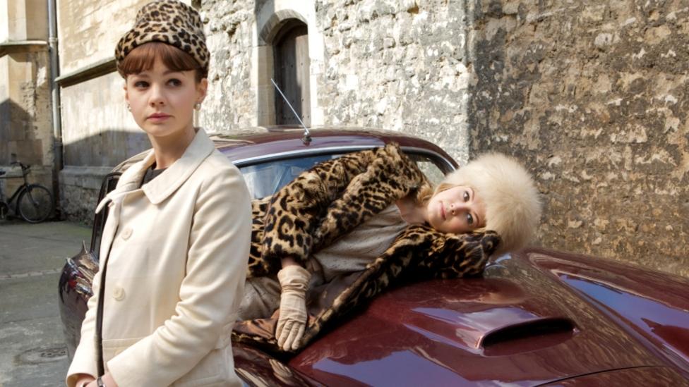 Carey Mulligan and Rosamund Pike in An Education