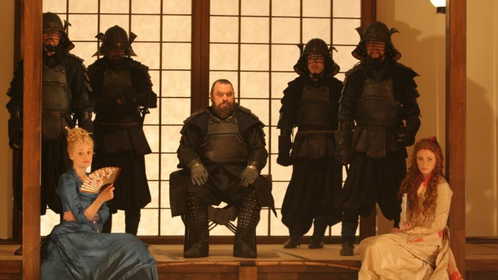 Romola Garai, Brian Blessed and Bryce Dallas Howard in As You Like It