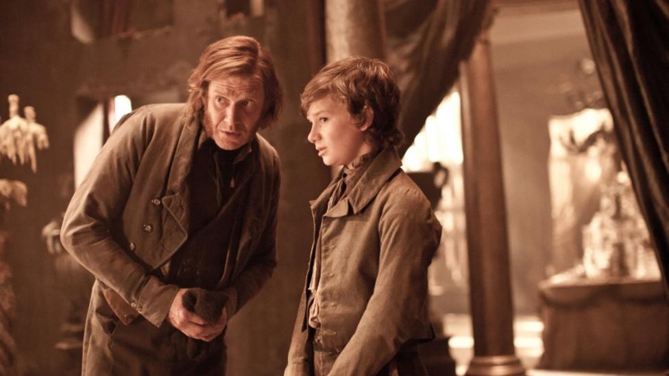 Jason Flemyng and Toby Irvine in Great Expectations