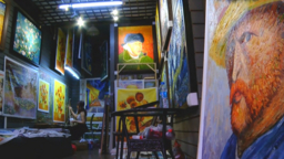 Oil painting copy shop