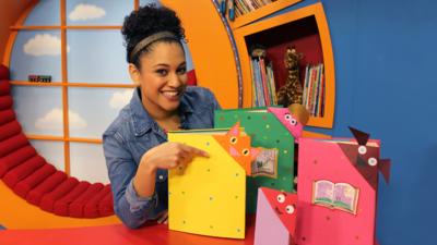 cbeebies craft presenters book colour kids activities bookmark buddy bbc