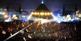 Shot of Glastonbury Pyramid Stage