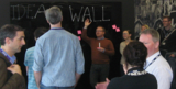 People taking part in a Connected Studio event