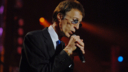 Robin Gibb performing at the Roundhouse, London for the BBC Electric Proms 2008