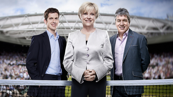 Tim Henman, Sue Barker and John Inverdale