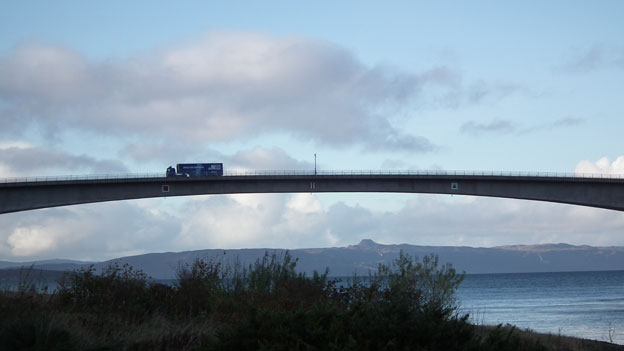 Crossing the Skye Bridge, the Screen Machine continues it's tour of the Hebrides.