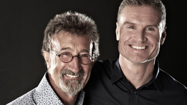 Eddie Jordan, David Coulthard (credit BBC/Jonathan Stewart)