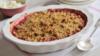 rhubarb crumble