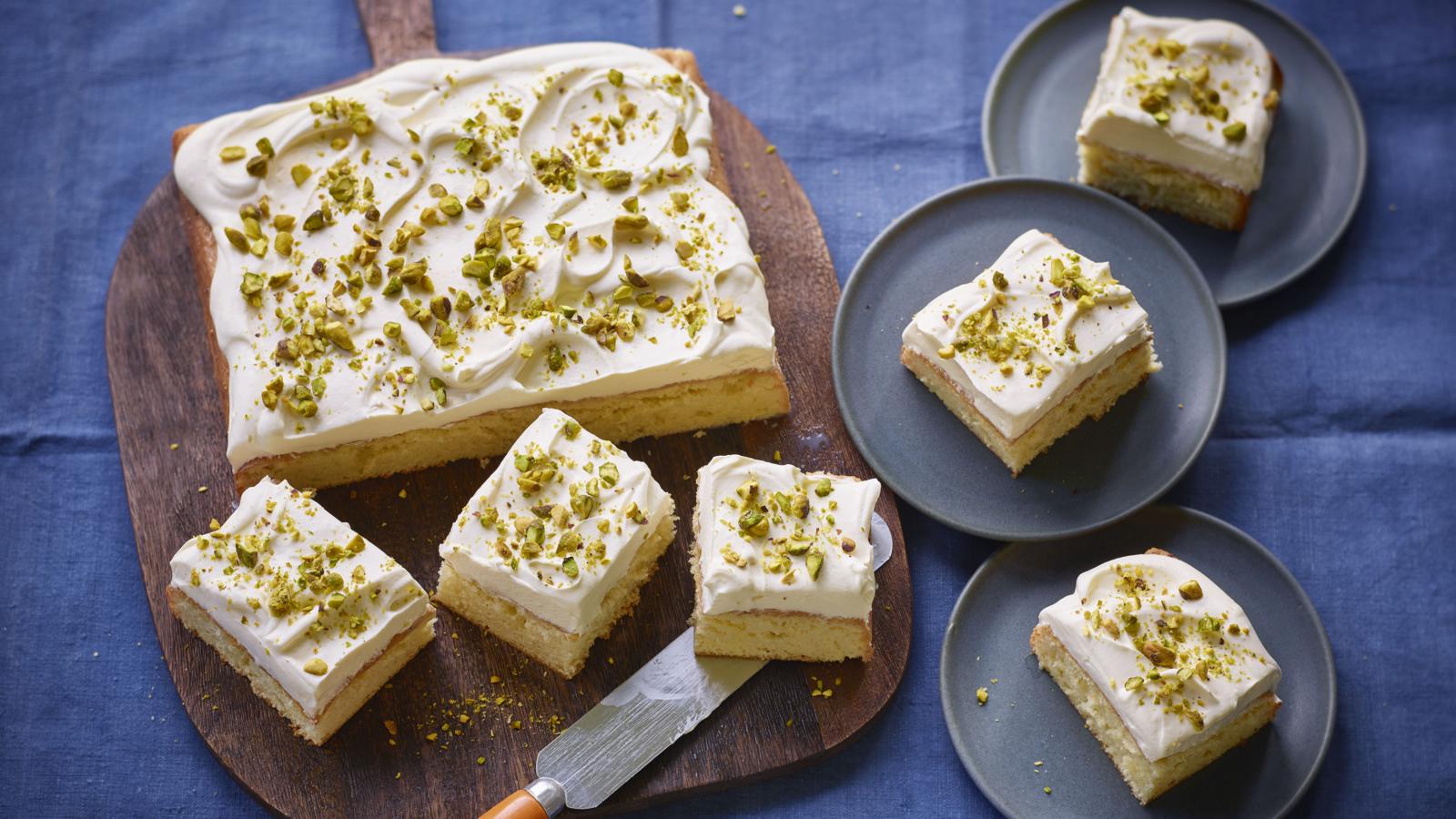 Cardamom Milk Traybake Recipe Bbc Food