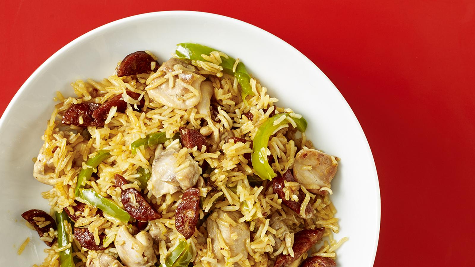 Easy Chicken And Chorizo Rice Recipe BBC Food