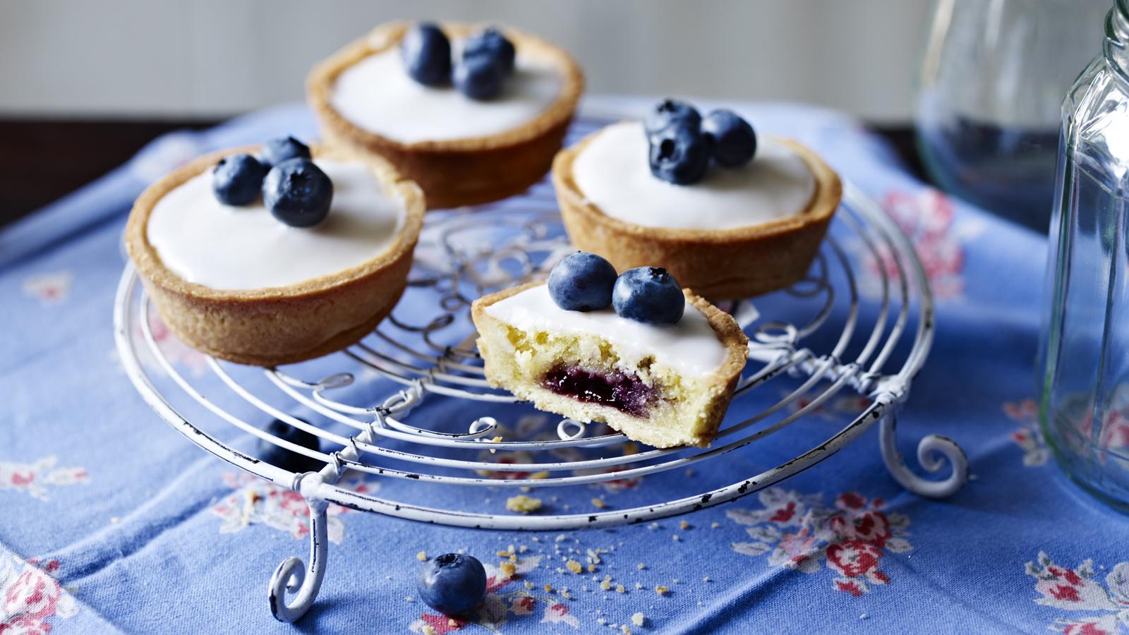 Mini Blueberry Bakewell Tarts Recipe BBC Food