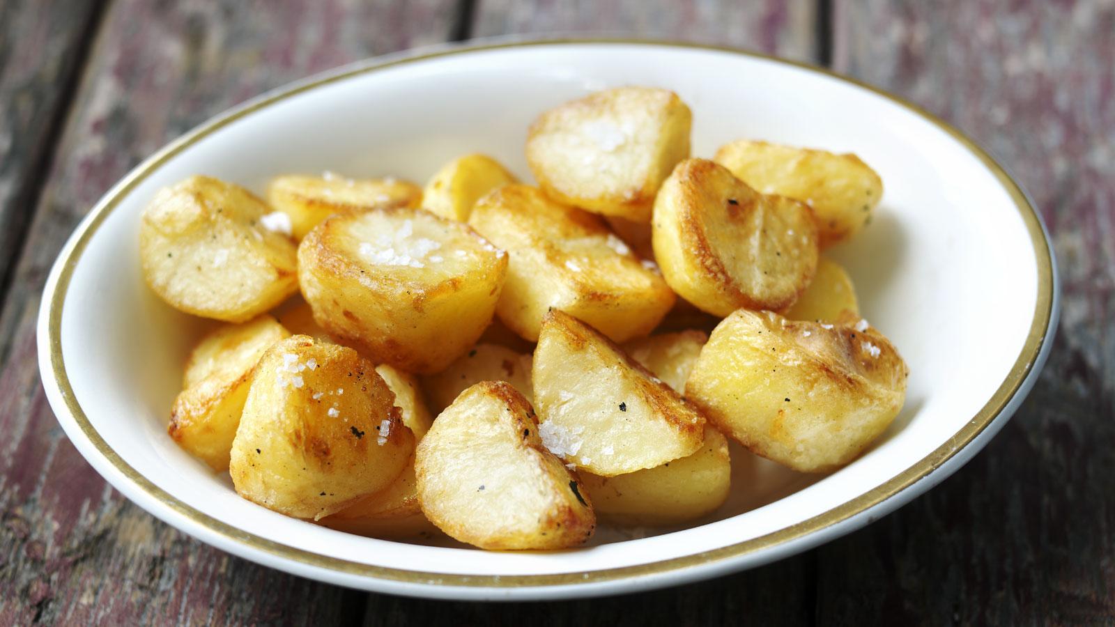 Жареная картошка с кефиром