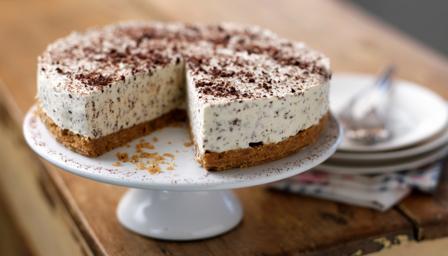 The smooth, creamy liqueur gives this celebration cheesecake the wow 