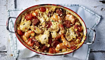 BBC Food - Recipes - Baked Spanish risotto