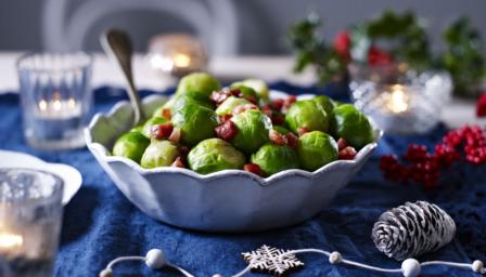 Brussels sprouts with pancetta