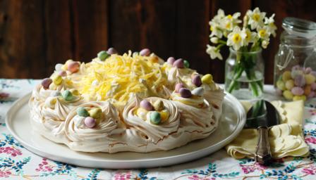 egg mary berry custard recipe pavlova   BBC Recipes   Food lemon Easter