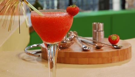 Frozen strawberry daiquiri