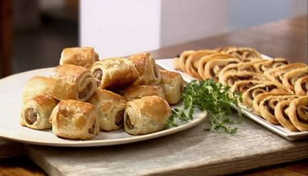How to make simple puff pastry canapés