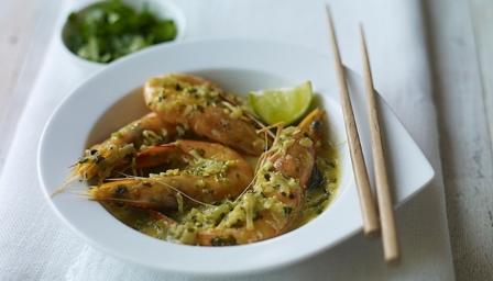 BBC Food - Recipes - Thai green prawn curry