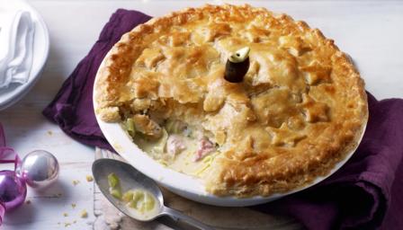 BBC Food - Recipes - Leftover turkey and ham pie