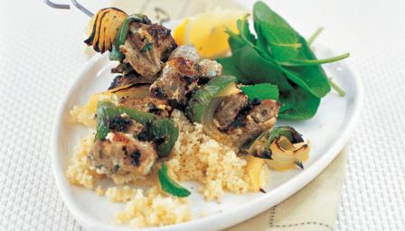 BBC Food - Recipes - Marinated minty lamb kebabs