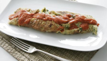 BBC Food - Recipes - Omelette Tourangelle
