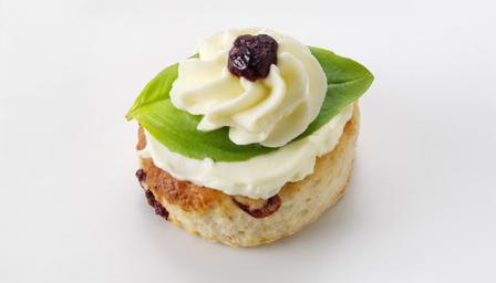 Mini parmesan, mascarpone and cranberry scones