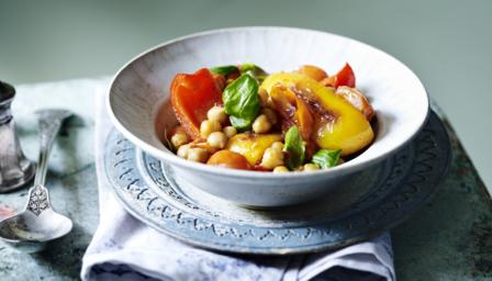 BBC Food - Recipes - Peppers with chickpeas and harissa