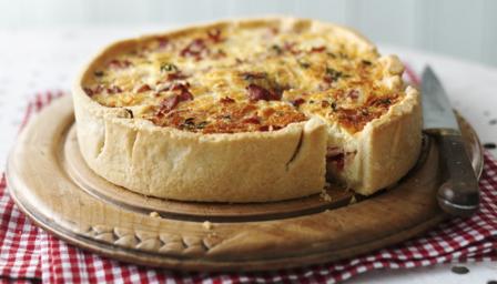 What is an easy recipe for quiche lorraine?