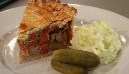 Royal lamb pie
