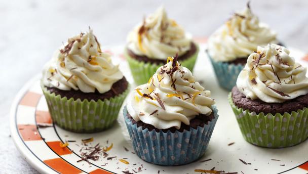 Chocolate orange cupcakes