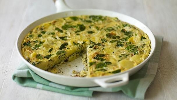 Spanish-style tortilla
