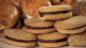 Goosnargh biscuits with chocolate ganache filling