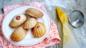 Madeleines with lemon curd